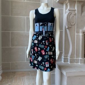 R.J. & Co. Print Dress